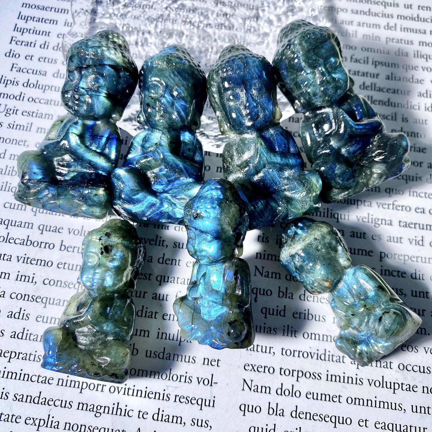 Pierre Buddha Labradorite – Cristal Poli & Cadeau Spirituel