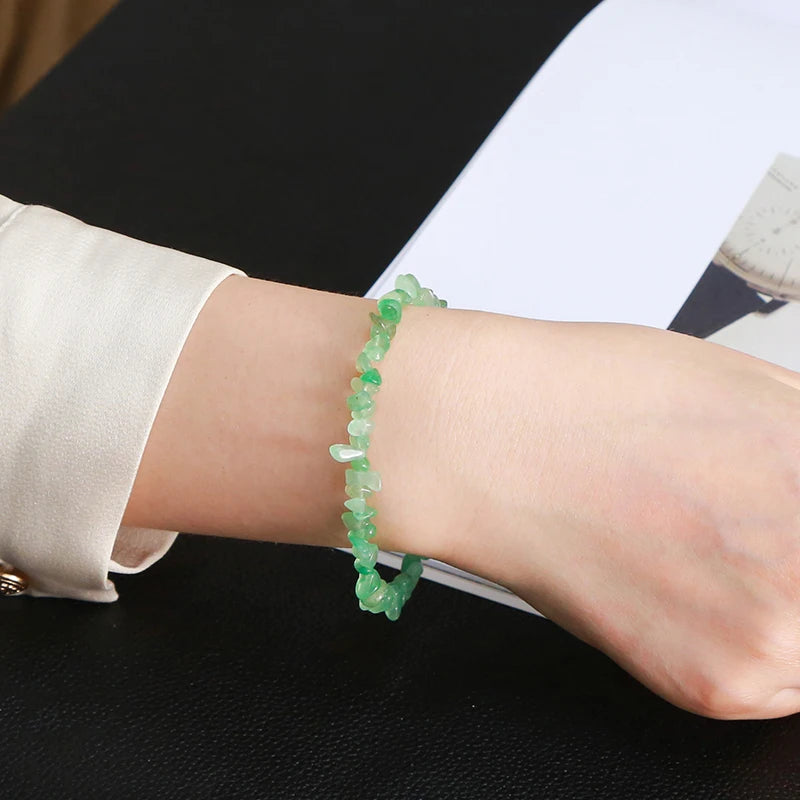 Bracelet Aventurine Verte – Ajustable