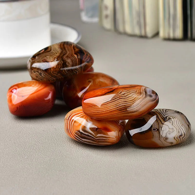 Pierre Agate Dentelle & Sardonyx – Spécimen de Guérison