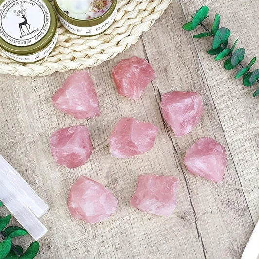 Lot de Pierres Quartz Rose Brutes – Guérison