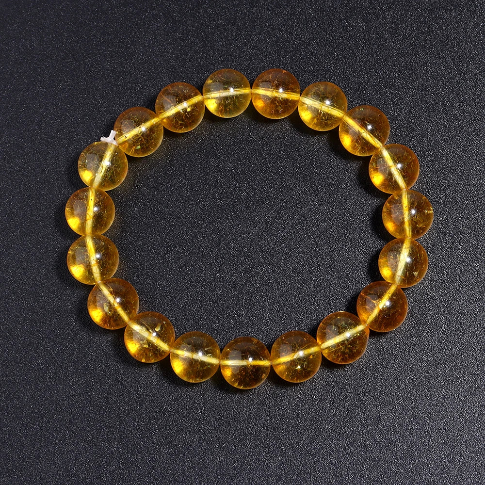 Bracelet Citrine – Quartz, Agate & Énergie