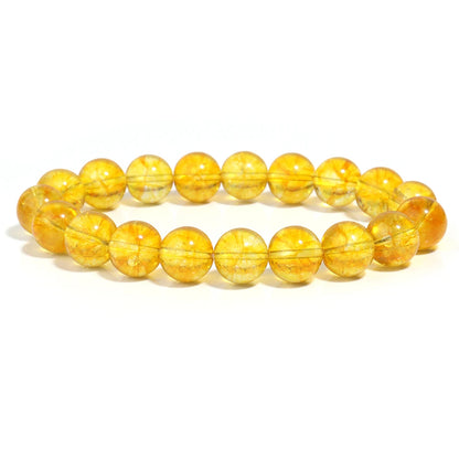 Bracelet Citrine – Quartz, Agate & Énergie