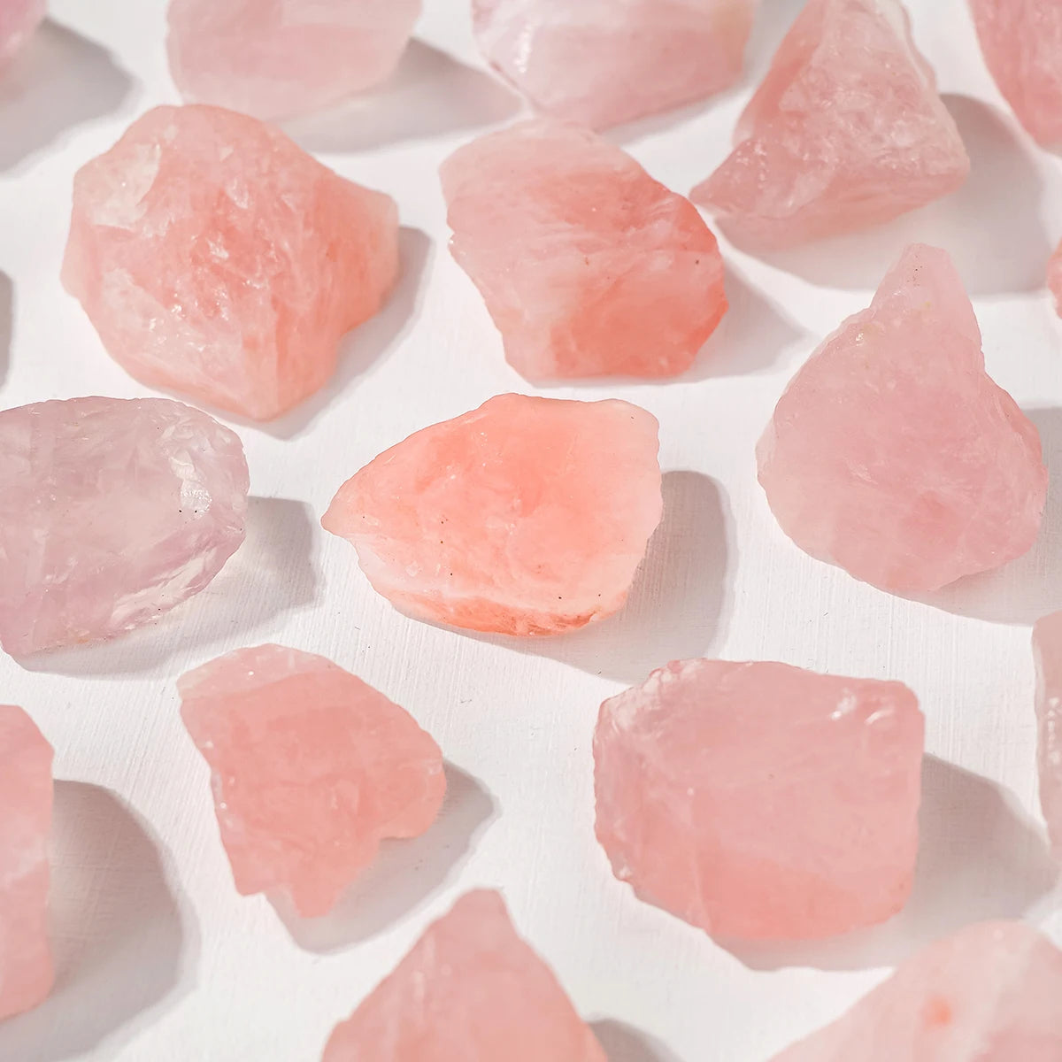 50g de Pierres Quartz Rose Brutes – Décoration