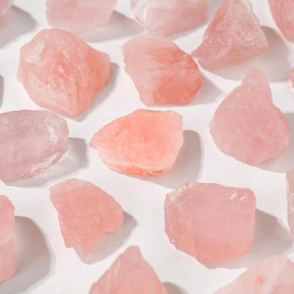 50g de Pierres Quartz Rose Brutes – Décoration