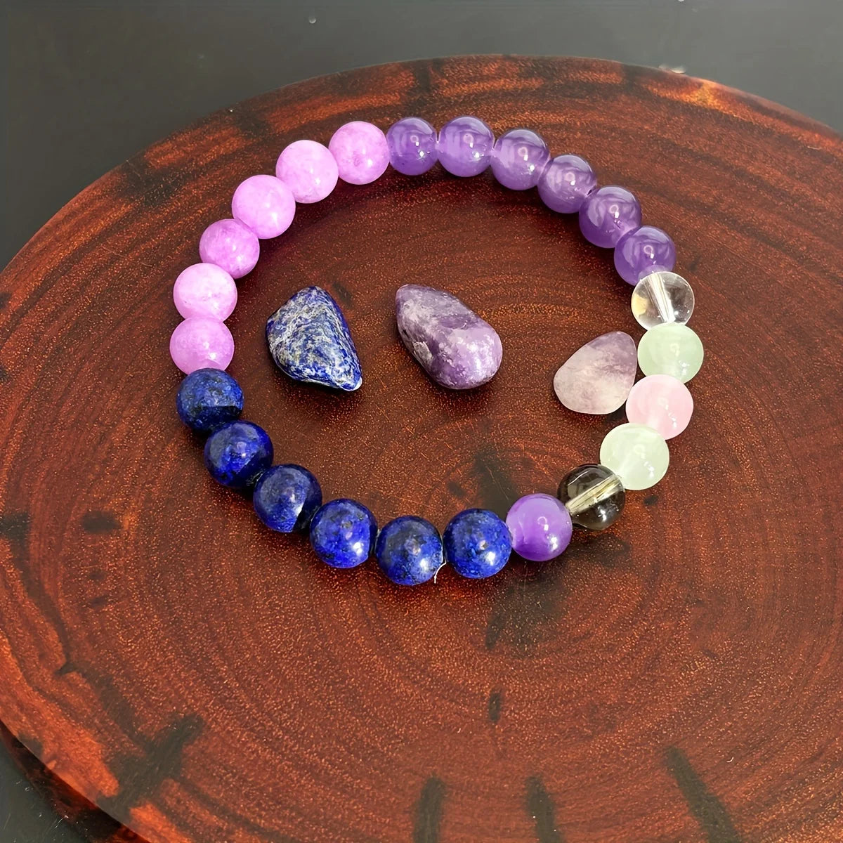 Bracelet Anti-Stress – Sodalite & Fluorite (8 mm)