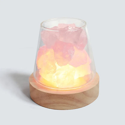 Lampe de Table Sel de l’Himalaya – Diffuseur & Déco