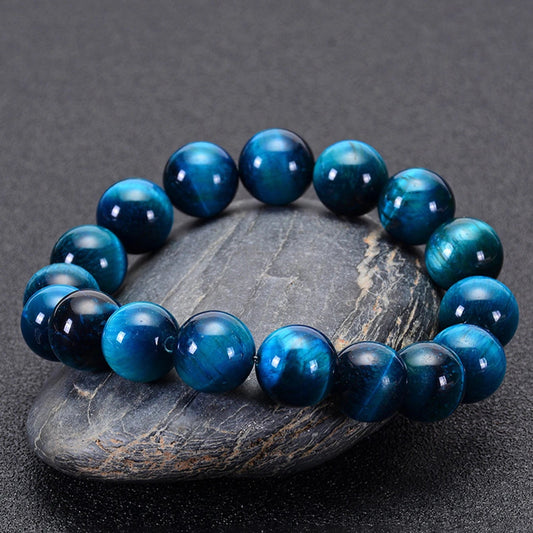 Bracelet Œil de Tigre Bleu – Yoga & Méditation