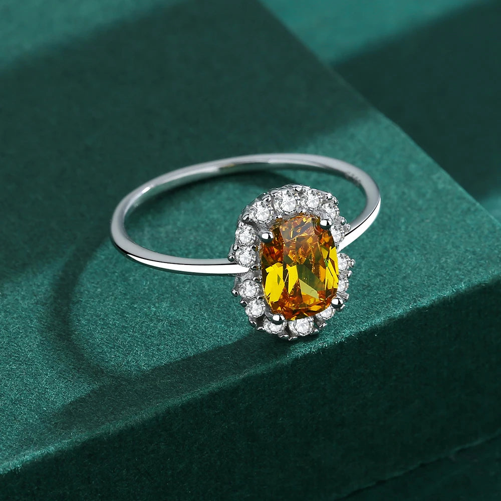 Bague Citrine Argent 925