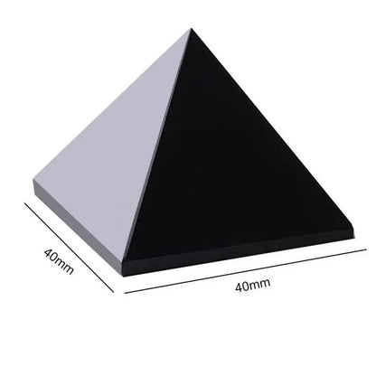 Pyramide Pierre de Protection Noire Shungite Reiki