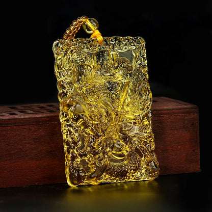 Collier Guan Yu Citrine – Porte-Chance