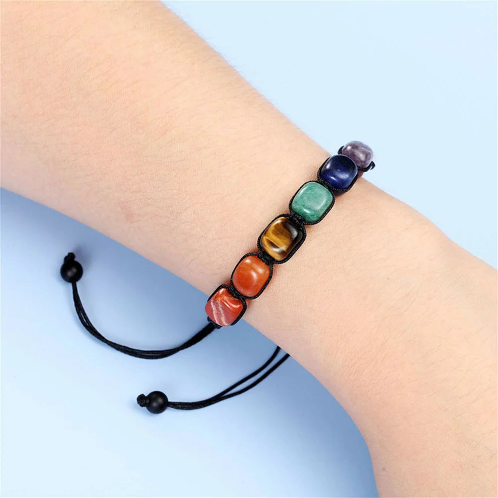 Bracelet 7 Chakras – Tressé & Reiki