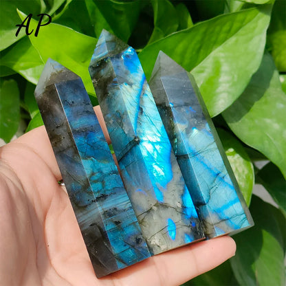 Pierre Labradorite Polie – Énergie & Décoration