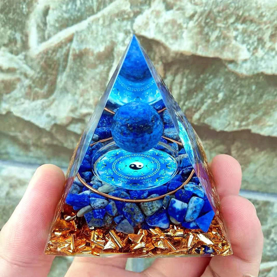 Pyramide Orgonite 6 cm – Anti-EMF