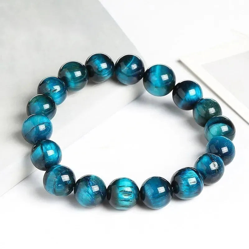 Bracelet Œil de Tigre Bleu – Yoga & Méditation
