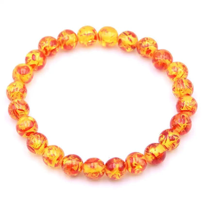 Bracelet Ambre Élastique