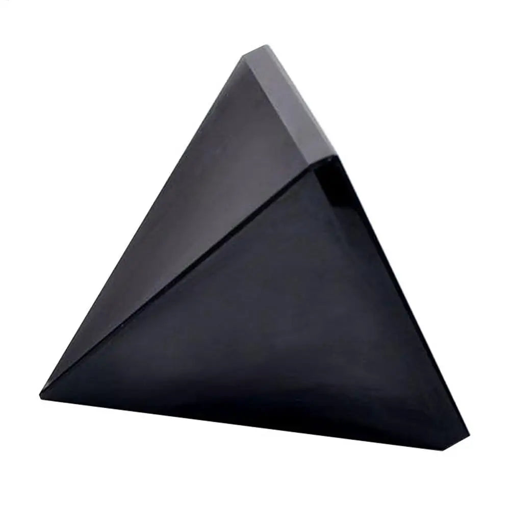 Pyramide Pierre de Protection Noire Shungite Reiki