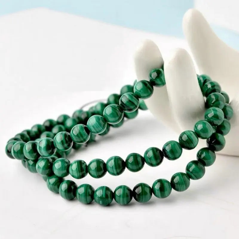 Bracelet Malachite 6/8/10 mm – Bien-Être