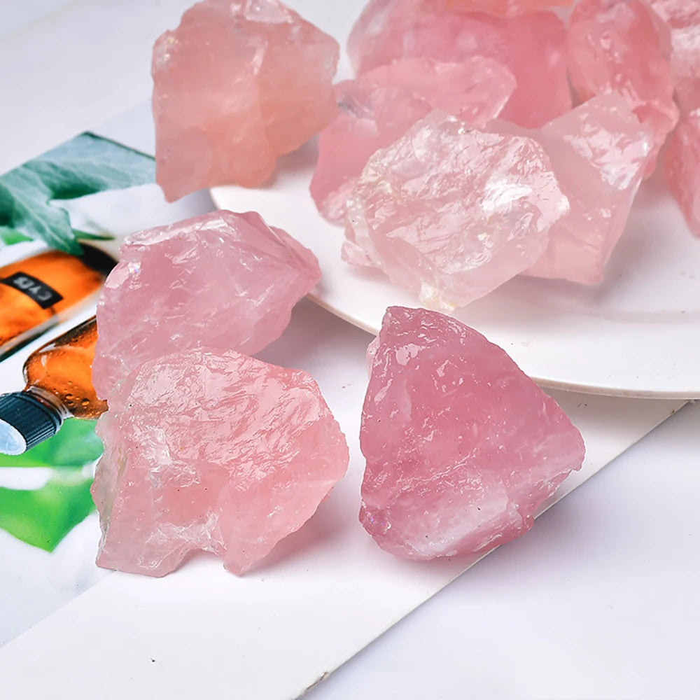 Pierre Quartz Rose 100% Naturel – Guérison (100g)