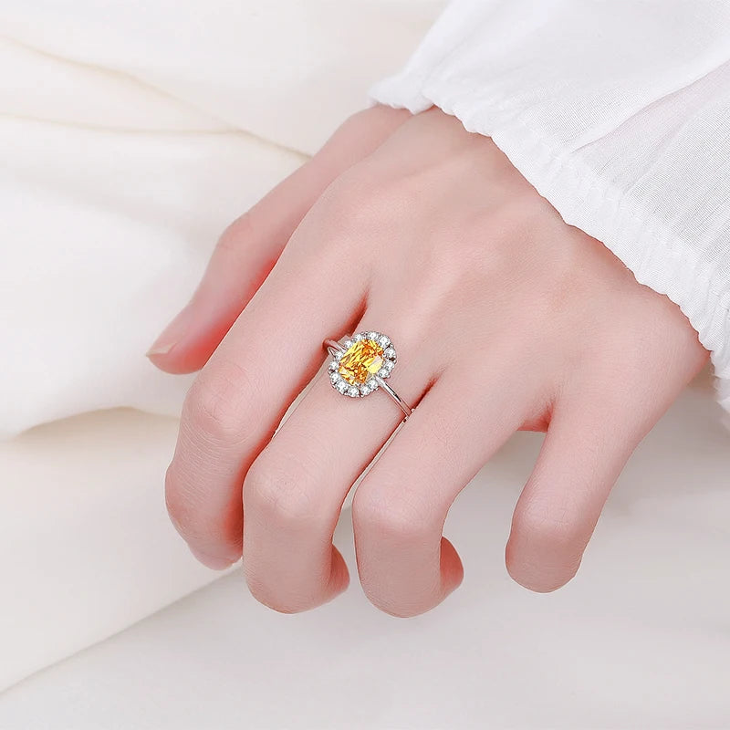 Bague Citrine Argent 925