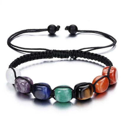 Bracelet 7 Chakras – Tressé & Reiki